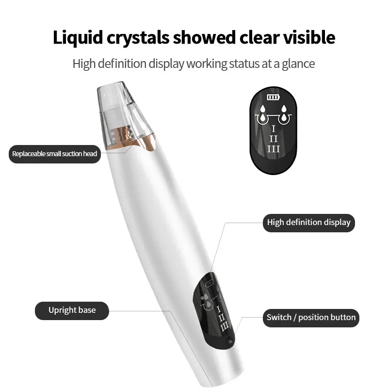 Hot Selling Products 2023 Home Use Skin Care Nose Pore cleaner Electric Vacuum Blackhead Removal Machine