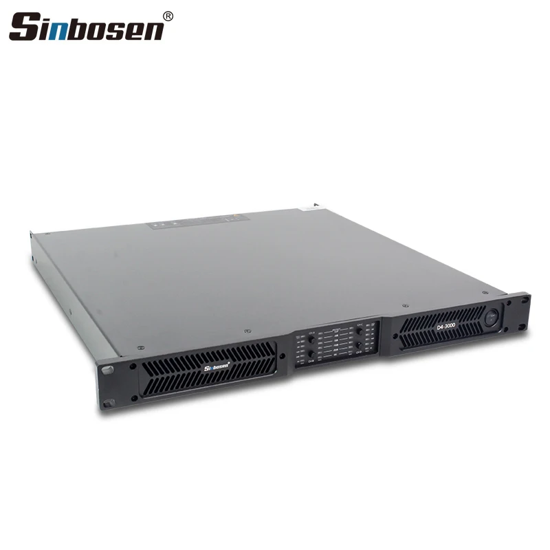 High Effective Powerful 1u Line Array Amplifier GaN Low Temperature Operation Signal Noise Reduction Amplifier