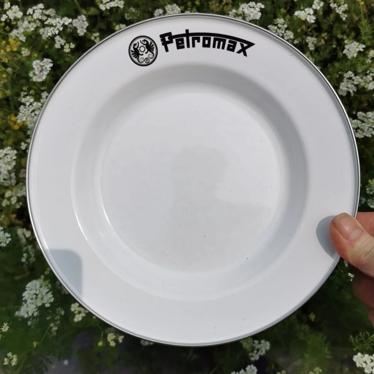 22/24cm Enamel Salad Pie Pizza Breakfast Camping Picnic Plate Dish Tray Pan Enamel Butter Bread Fruit Marble Speckled Petromax