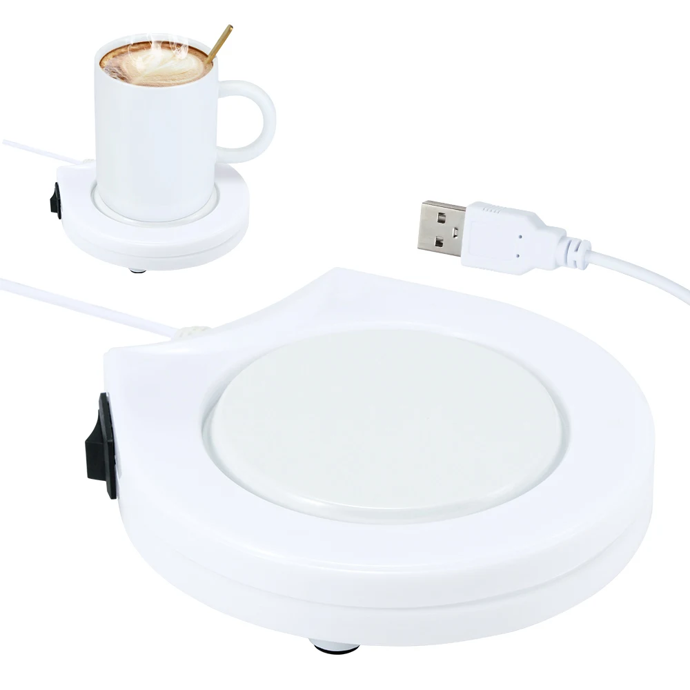 USB insulation board electric heating insulation coaster convenient and convenient coffee insulation board for desk