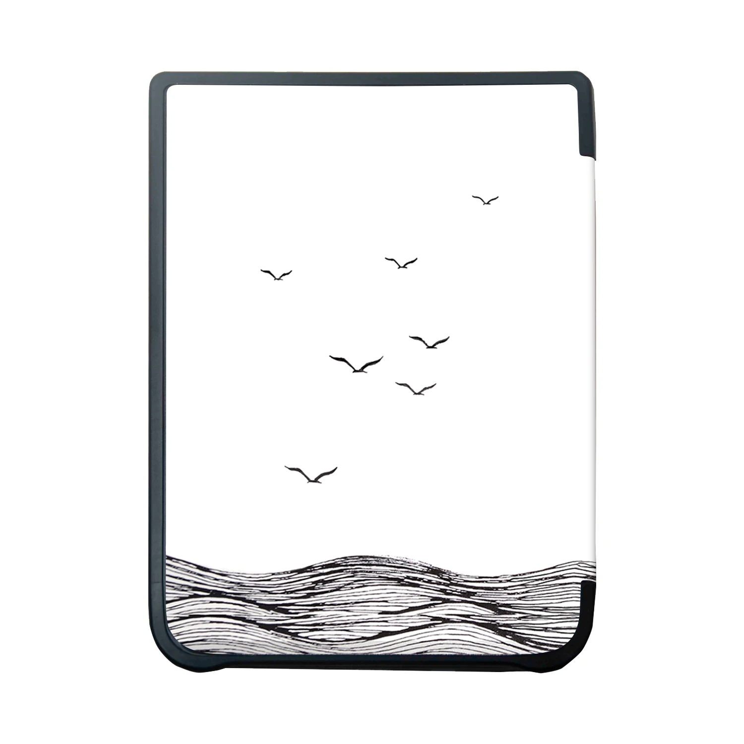 Soft shell design Slim Stylish Ereader case For Pocketbook 740