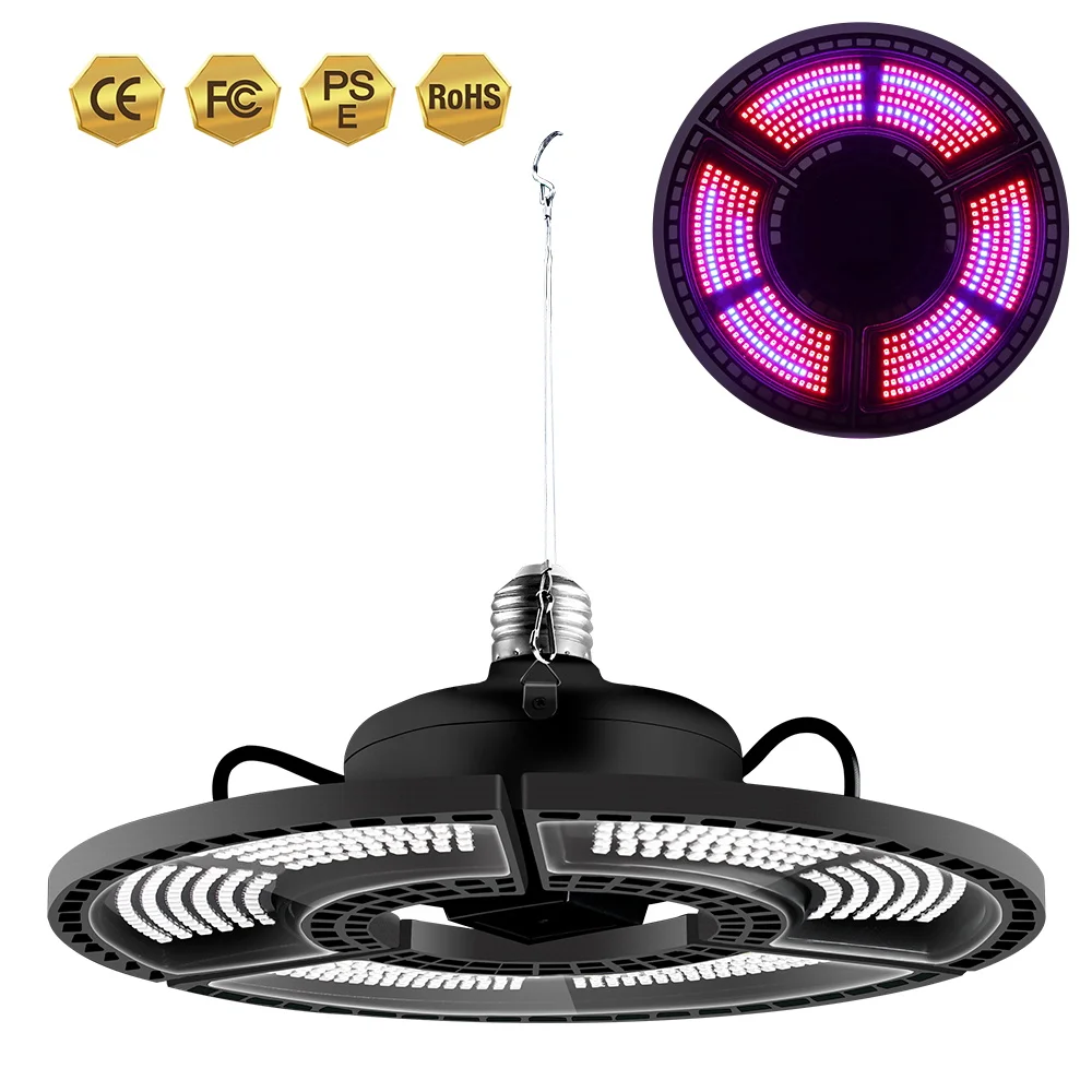 full spectrum white natural E26 E27 holder 100w 200w 300w 400w red light plant  speaker spot UFO led grow lights