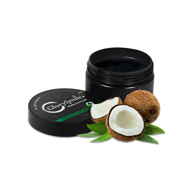 Glory Smile Mint Flavor Tooth Whitening Powder Organic Snow White Teeth Whitening Powder Activated Carbon Private Logo