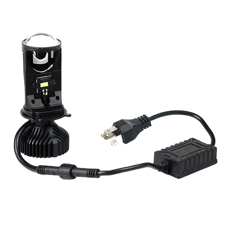 12v Single Colors 6000k High Power 60w 120w Y6 Mini Led Projector High Low Beam Y6d H4 Replace H4 Hid Led Lens Projector