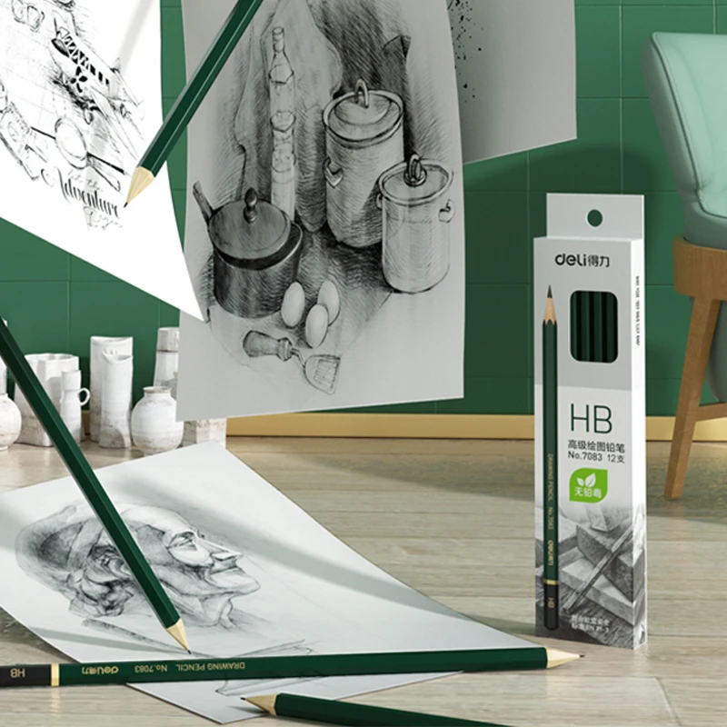 Graphite Professional Drawing Sketching Art Pencil for Drawing and Shading Back to School Supplies