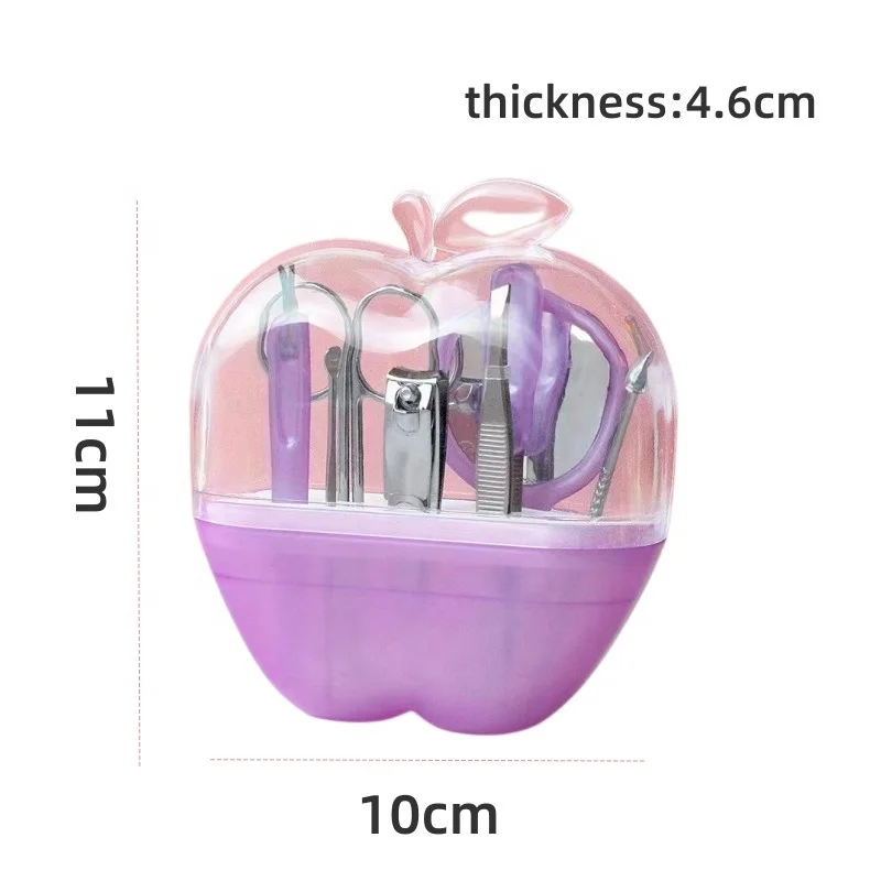 Cheap price gift box packaging manicure and pedicure set professional durable nail clipper set