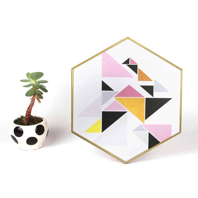 Специальная деревянная мебель, шестиугольные фоторамки для украшения дома