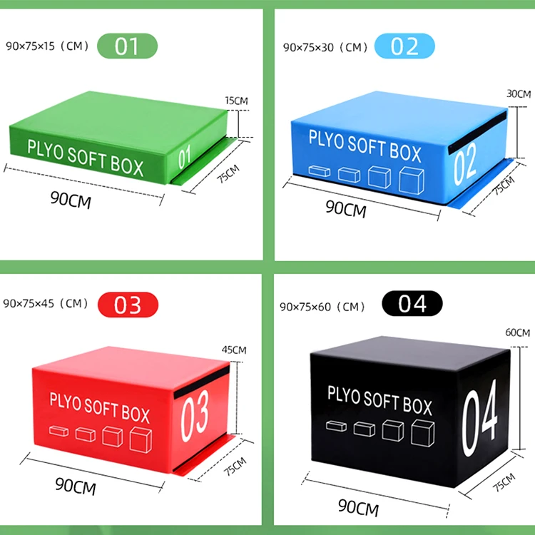 4 in1 box vault combination horse training box vault gymnastics Pommeled Horse