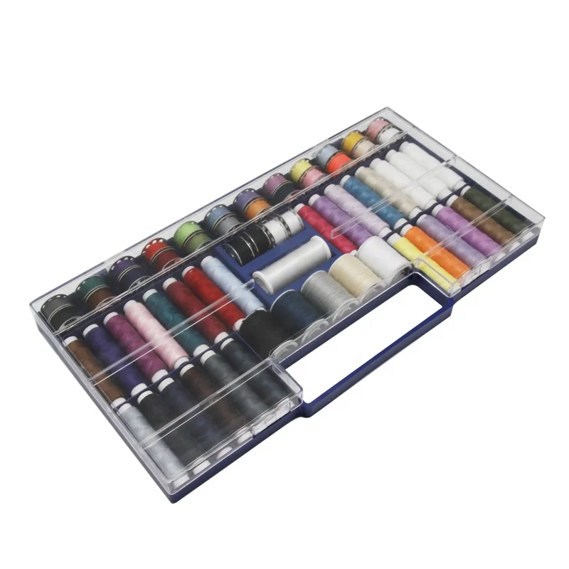 132pcs Sewing Accessories of Plastic hand Sewing Kit Box in high quality from chinese factory