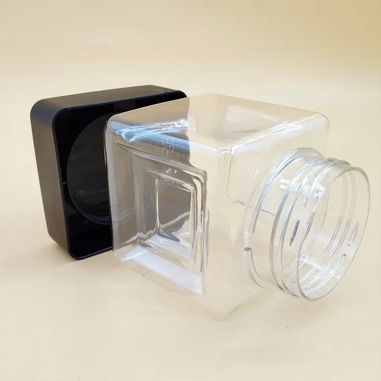 Multi-function transparent plastic packaging sealed cans