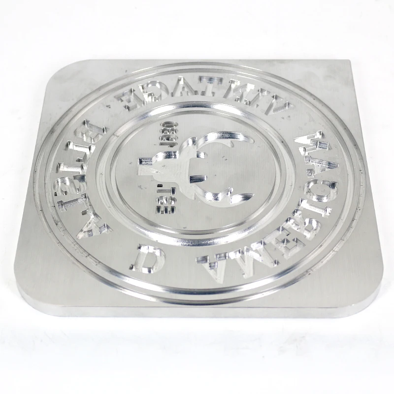 Hot Stamping Brand Aluminum Mold Logo Processing Engraving Hot Stamping Plate Hot Pressing Leather Mold