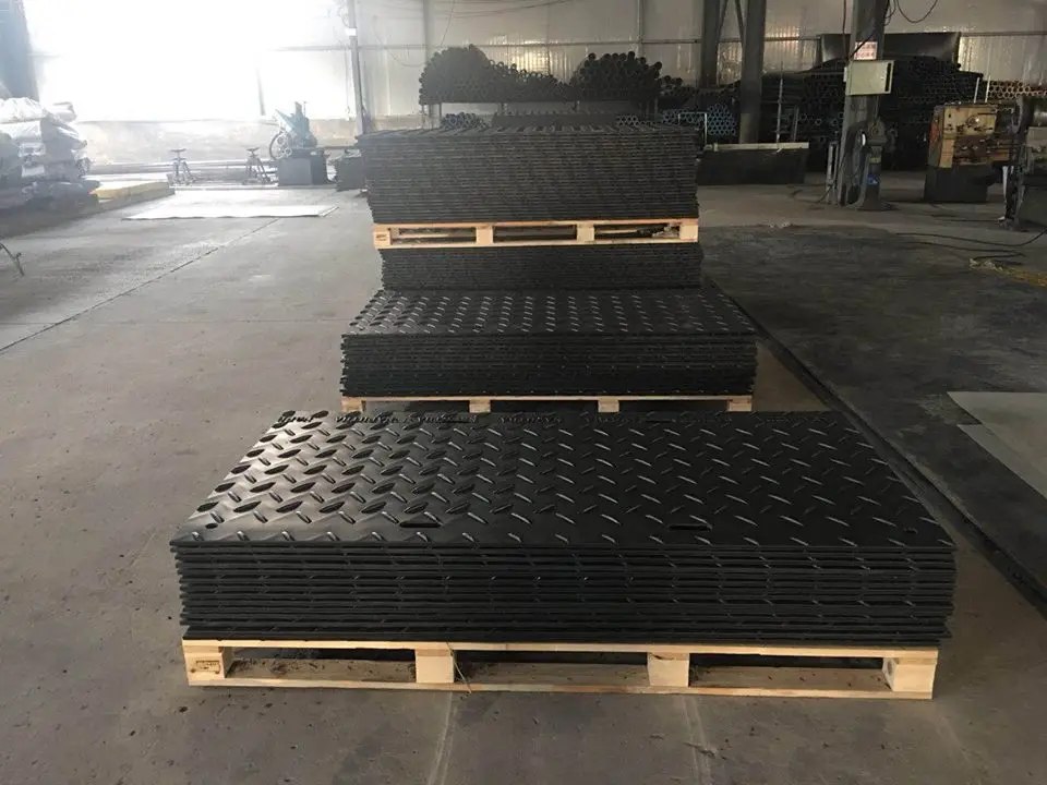 hdpe plastic truck road mat safe access high density ground protection mats flooring and pedestrian