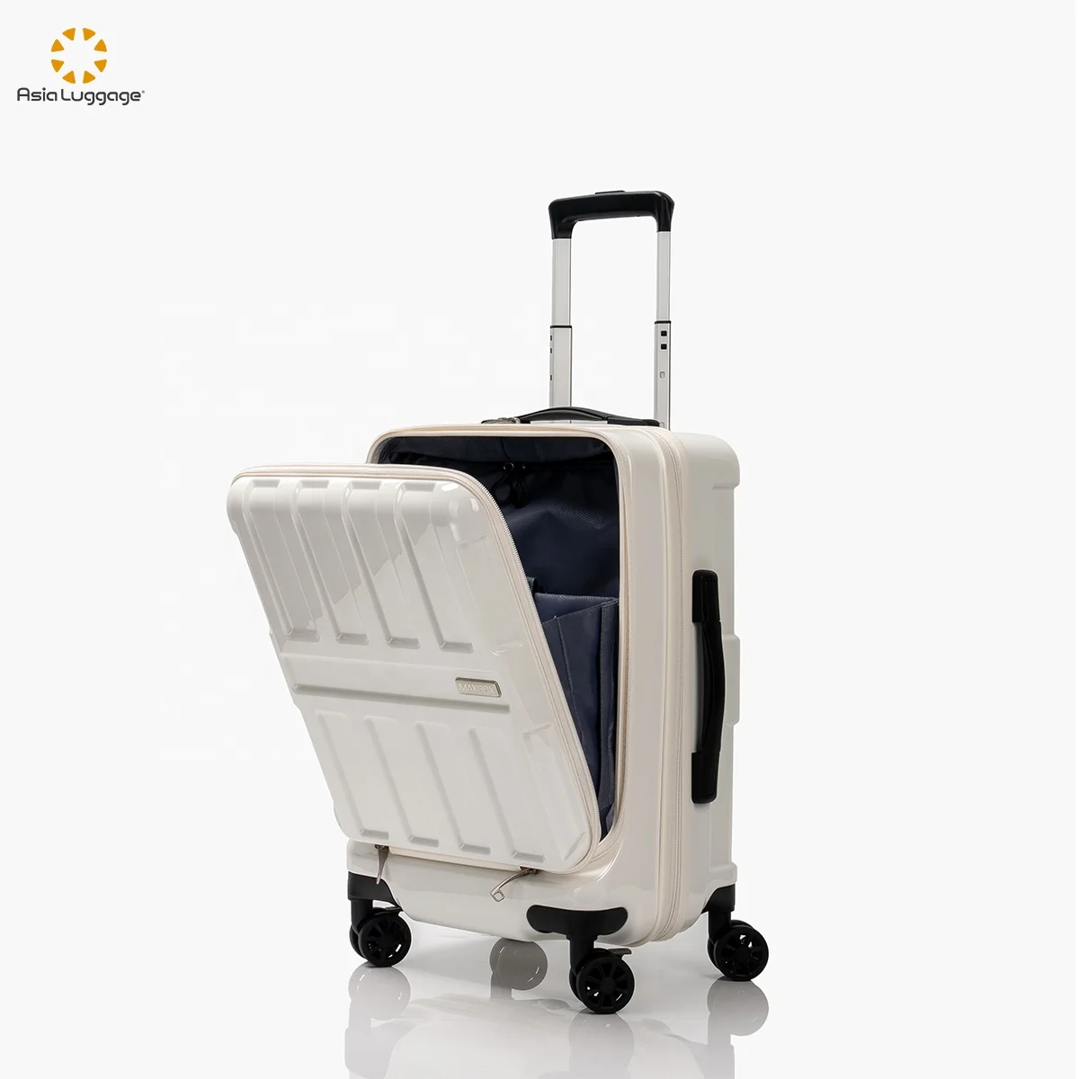 New Arrival Multifunctional Suitcase Trolley Custom Logo Front Opening PC Suitcase for Travel Luggage