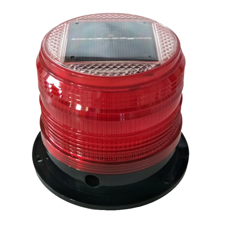 
Marine Heliport Helipad Airport Runway Aircraft Solar Powered Navigation Obstacle Aviation Warning Light 