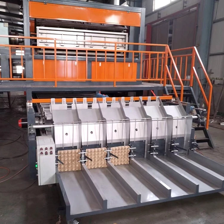 Paper pulp forming machine egg tray carton making machines with drying line automatic egg tray machine with pulp molding model