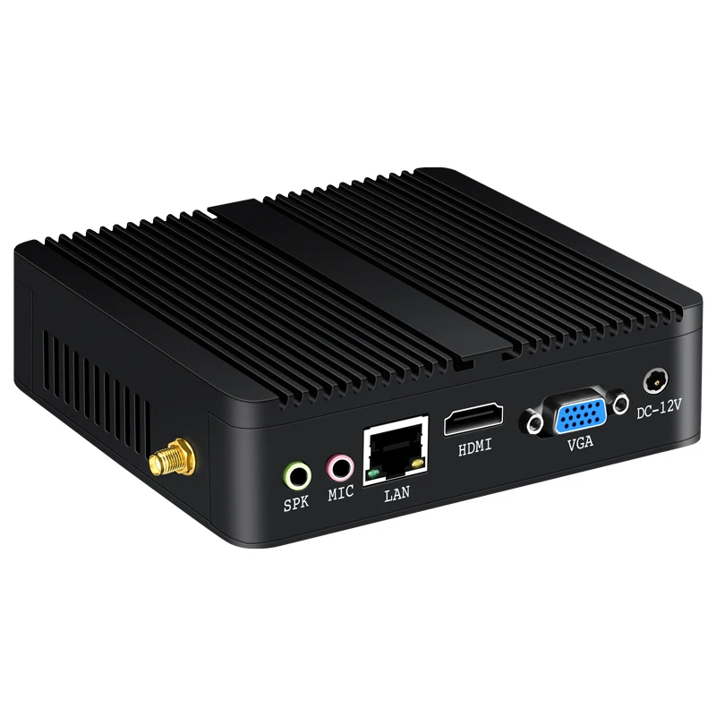 Pfsense Fanless Mini PC J6412 6USB 2 LAN 2 COM  RS232 RS485  Support Windows10/11 Linux