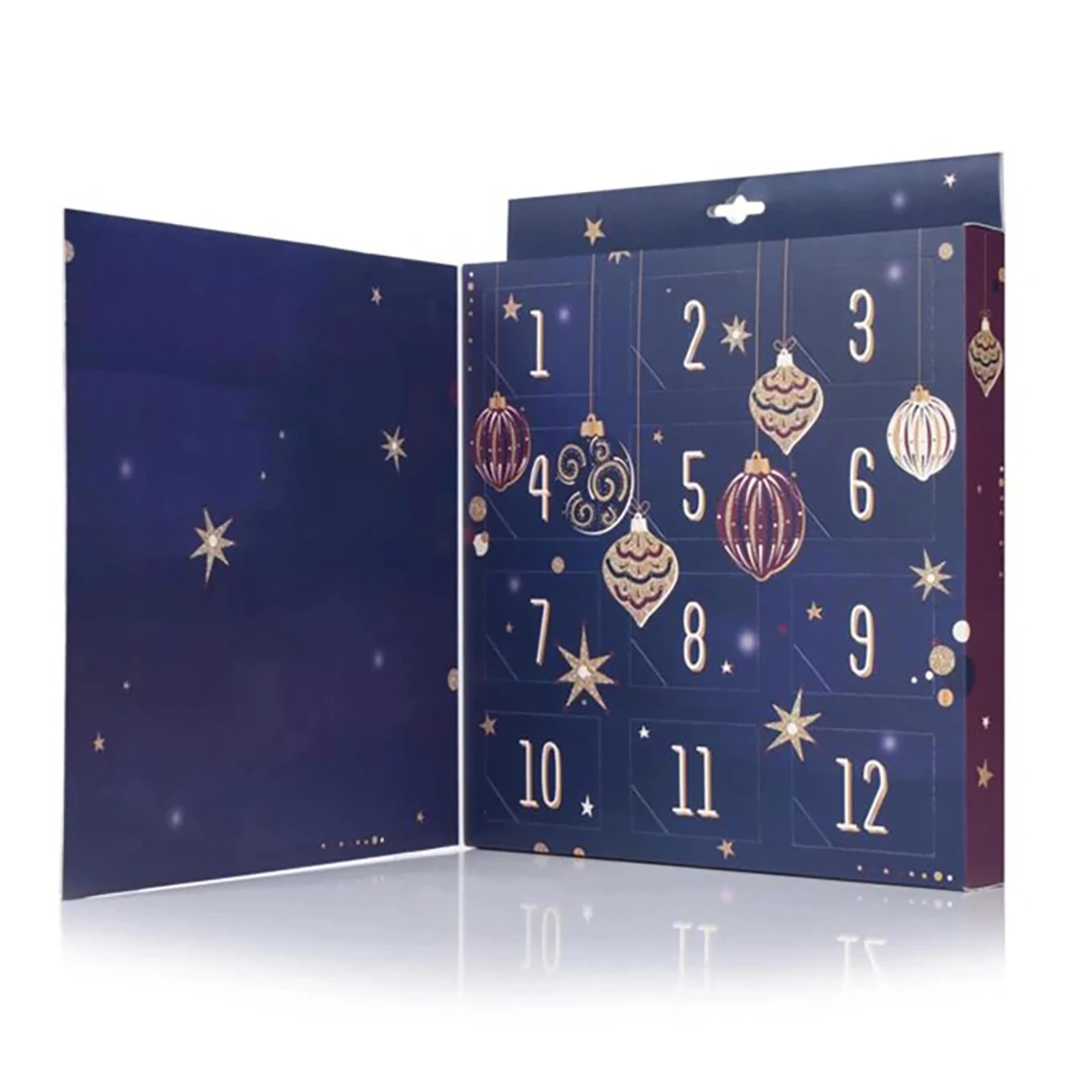 Promotion Product Present Decoration White Box Christmas Present Advent Calendar