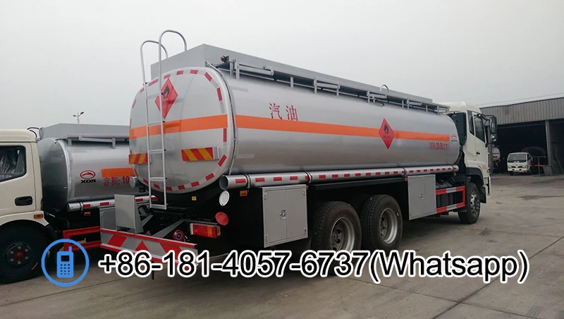 Cheap price oil transport Truck 25000liters Petrol Diesel fuel tank for sale with isuzu chassis