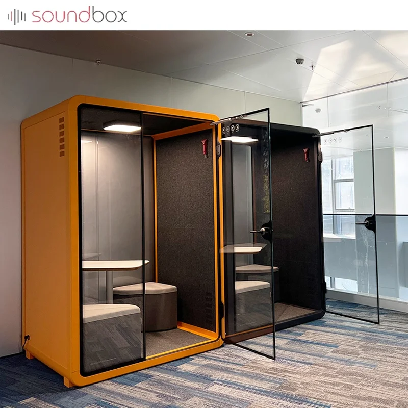 Work office booth office furniture meeting pod soundproof meeting room movable phone call sofa booths
