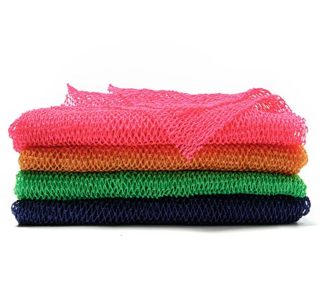 African Net Mesh Body Exfoliator scrub net bathing suit exfoliating african body net scrubbing bath sponge