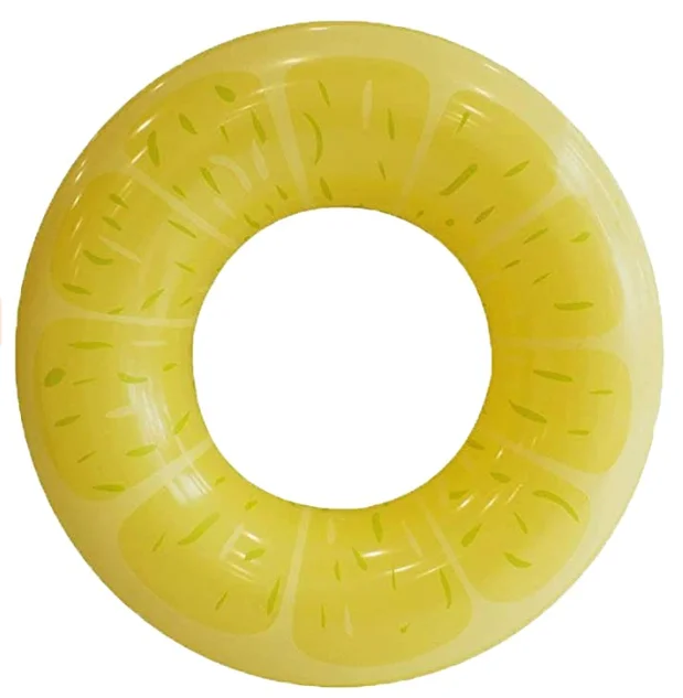 Summer Hot Sale Swimming Ring Tube PVC Colorful Inflatable Swim Ring For Pool Game