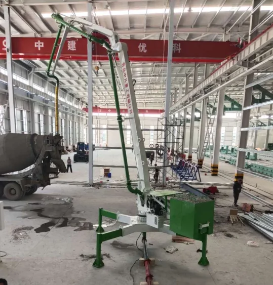 Mobile hydraulic HYG21 21m concrete placing boom price