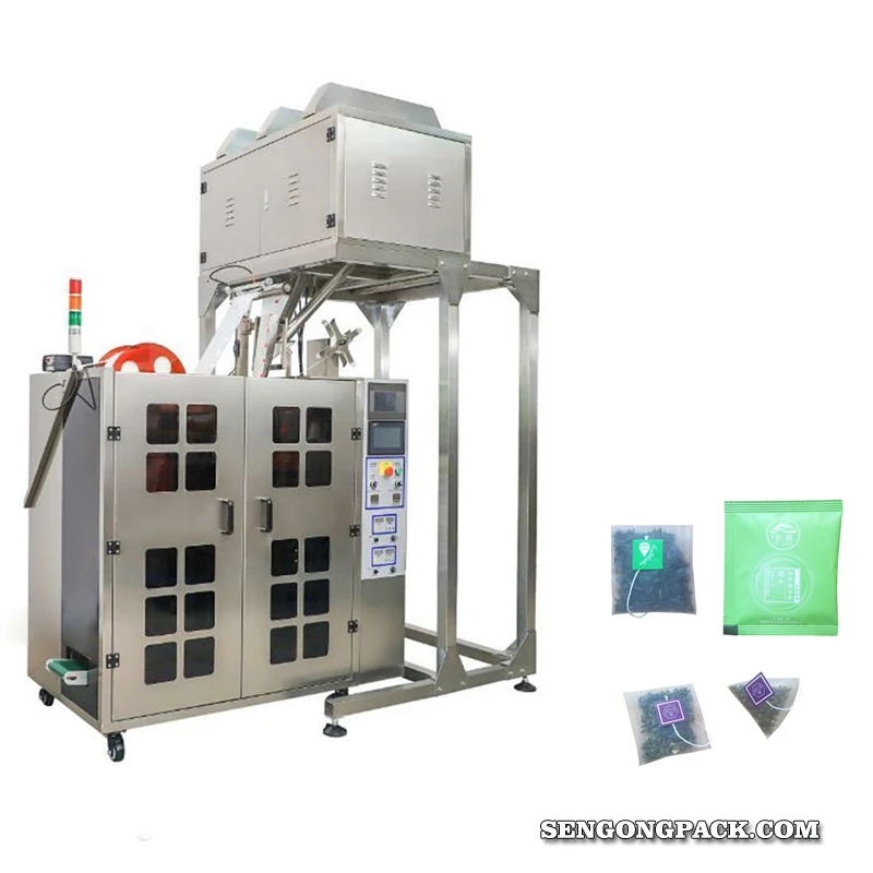 C28DX triangle herbal tea bag production line nylon tea bag machine