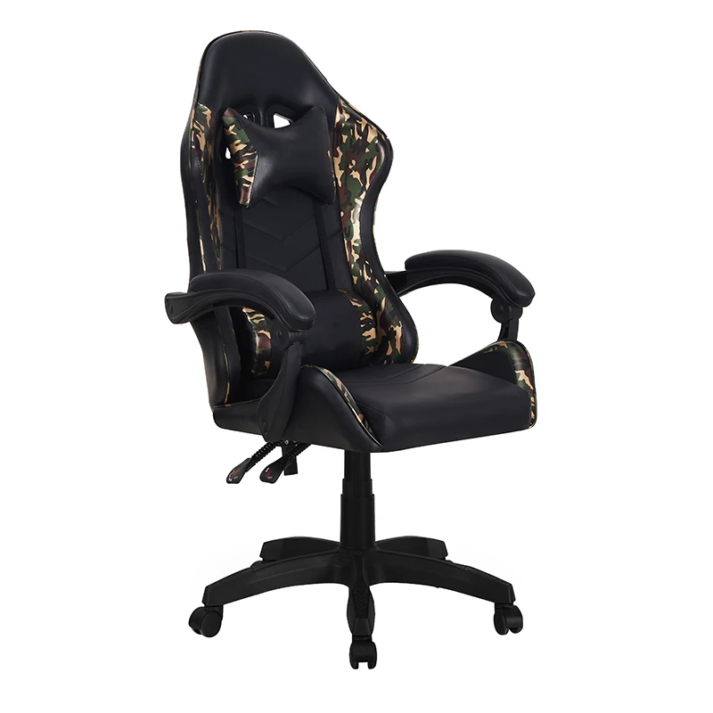 Adjustable pc computer racing chairs camouflage gaming chair