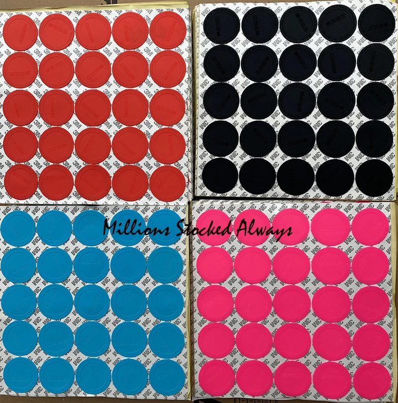 50 54 56 58 mm Silicone Bottom skinny sublimation Tumbler Mat Protective Anti Slip Rubber Base with 3M Self-adhesive Adhesive