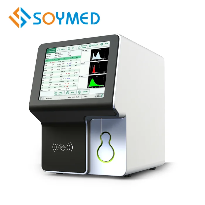 3 Diff Clinical used automatic hematology Analyzer 3 part Full Blood Count Machine For Medical and Lab