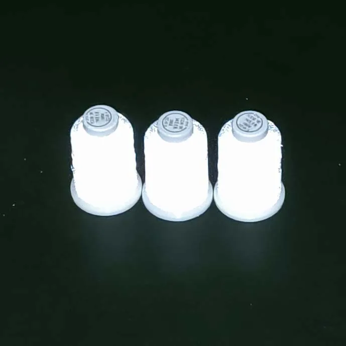 Amazon hot sell white reflective yarn double-sided reflective thread