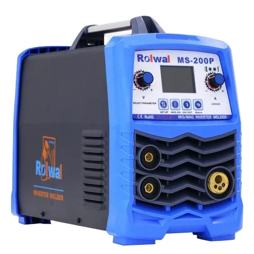 Rolwal MS-200P цифровая панель управления типа для сварки MIG/MAG/MMA сварочный аппарат/Dule импульсный Co2 в защитных газах Алюминий Латунь SS пластинчатый аппарат