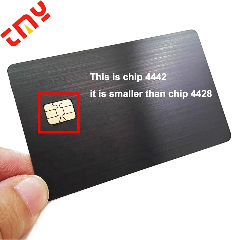 High End Metal Crafts Visa Online Black Mirror Metal Credit Card Blank for Promotion Gift