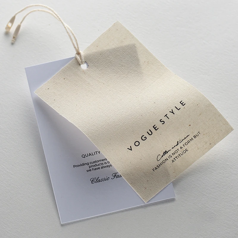Best selling hang tag rope Custom Clothing seal string Hang Tag Paper Customer Logo Printed clothing tags labels for clothing