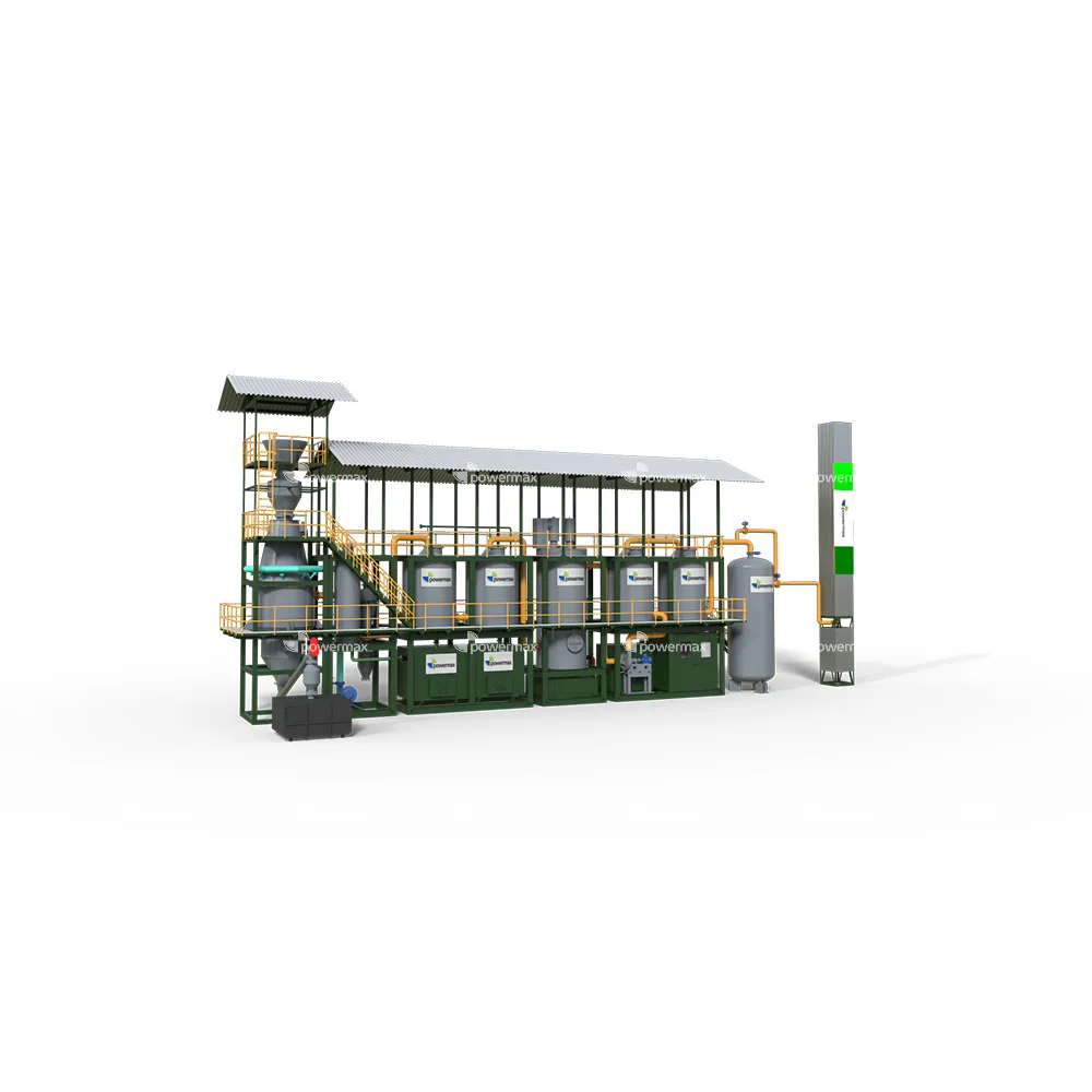 Biowatt 500 Biomass Power Generation System with High Efficiency and Low Cost in Thermal Electric Parallel Connection