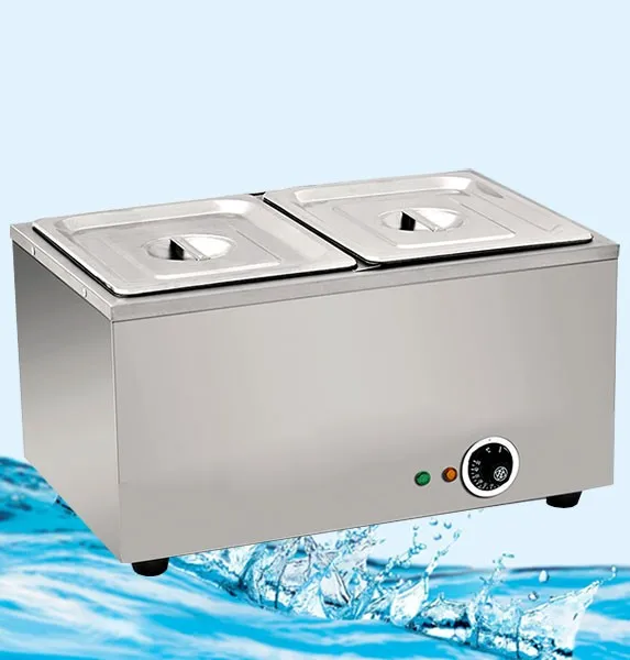 2 подноса подогреватели столешницы из нержавеющей стали