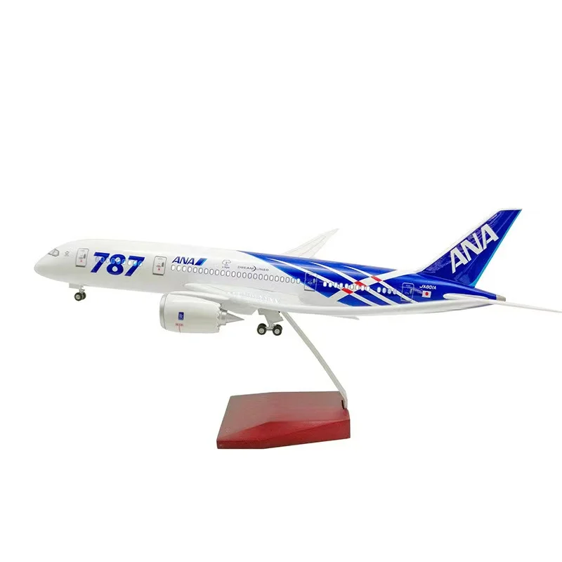 Boeing 787 Japan All Nippon Airways светодиодная подсветка с голосовым управлением модель самолета гражданской авиации имитационная