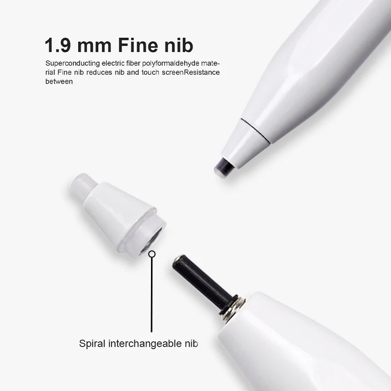 Горячая Распродажа универсальная ручка с сильным поглощением 1,9 мм Тонкое Перо стилус для широких планшетов