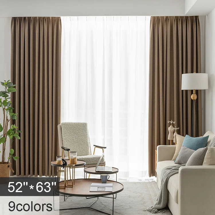 ZHONGHUA 52*63 Blackout Fabric Living Room for Beads Curtains