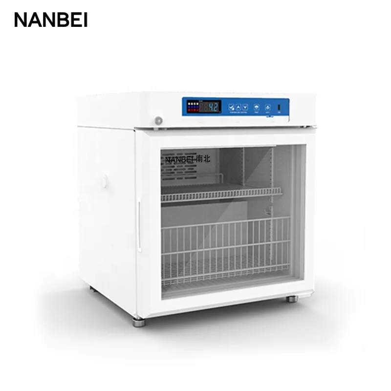 Cryogenic Equipments Glass Door Lab Hospital Pharmaceutical Medical Vaccine Refrigerator