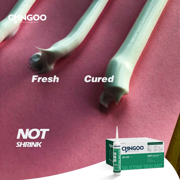 CHNGOO acetic transparent grey black white Cheap price Silicone Glazing Sealant