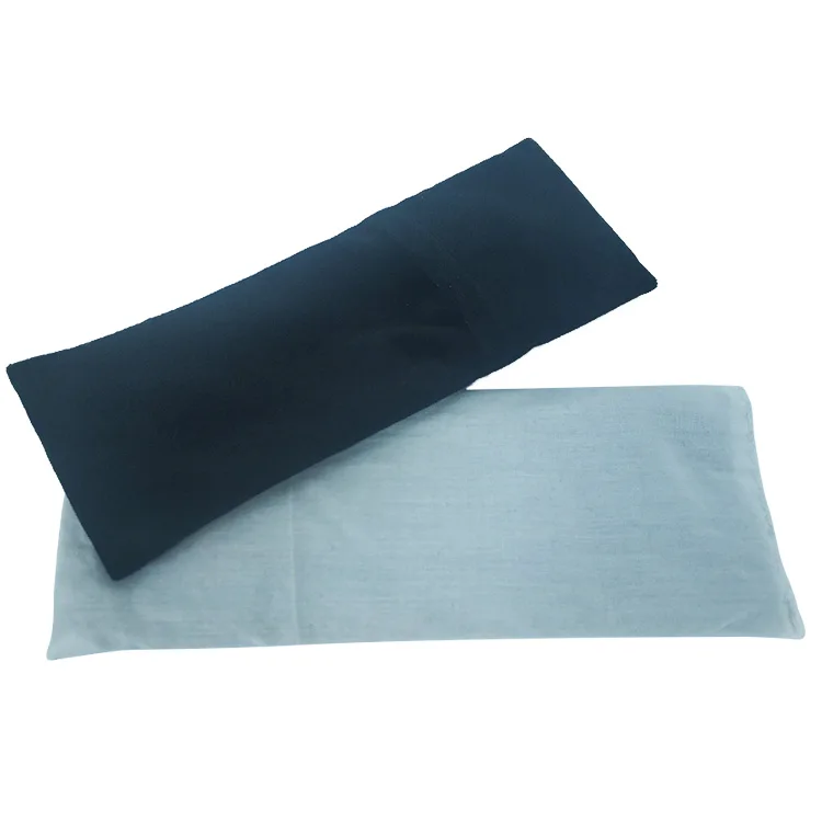 Velvet Lavender Buckwheat Removable Washable Microwave Warm Yoga Eye Pillow with Inner Pack