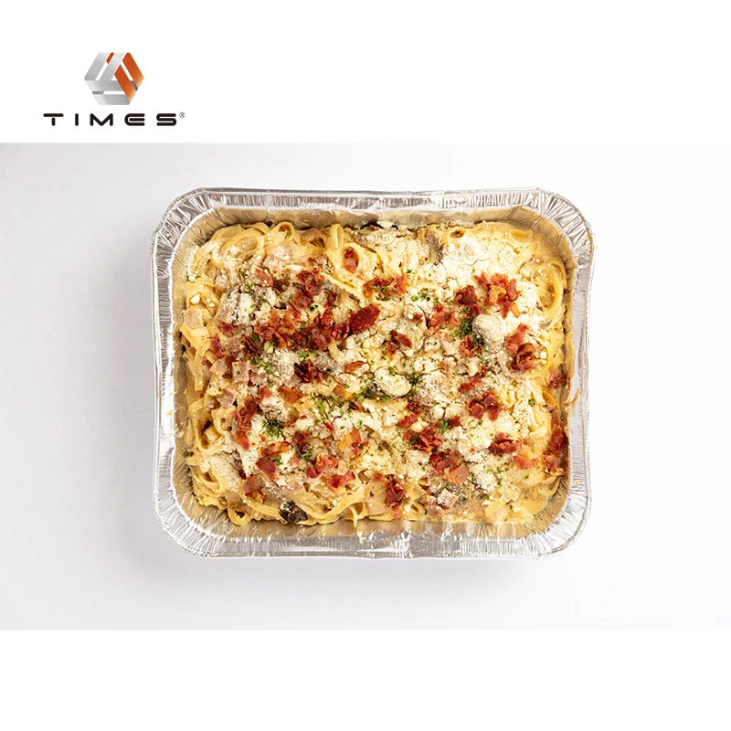 220ml Recyclable High Quality Disposable Customized  For Catering  Aluminum Tray With Lid Lunch Boxes  Foil Container Food Grade