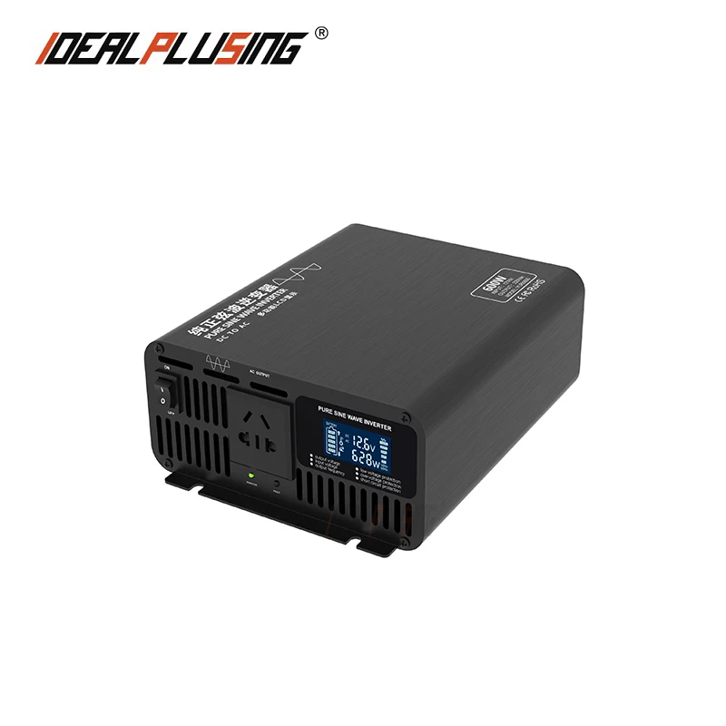 Инверсор 300W 600W 1000W 1500W 2500W 3000w 5000 Вт Чистая Синусоидальная волна инвертирующий усилитель мощности 12V 24V 48V до 110V 220V Инвертор постоянного тока в переменный солнечной