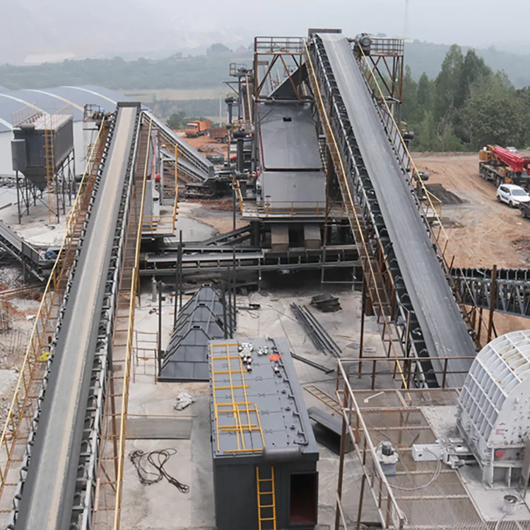 Low Cost Stone Crushing Line Machine Complete Set Aggregate Gravel Production Equipment Hammer Crusher For Sale