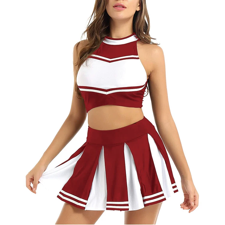 Cheerleader Costume for Girls women Cute Uniform Outfit