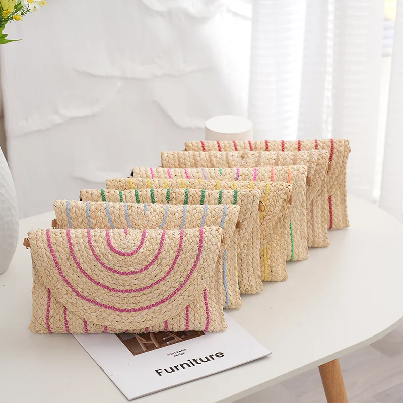 mobile phone bags & cases beach bag designer handbags famous brands straw pouch clutch