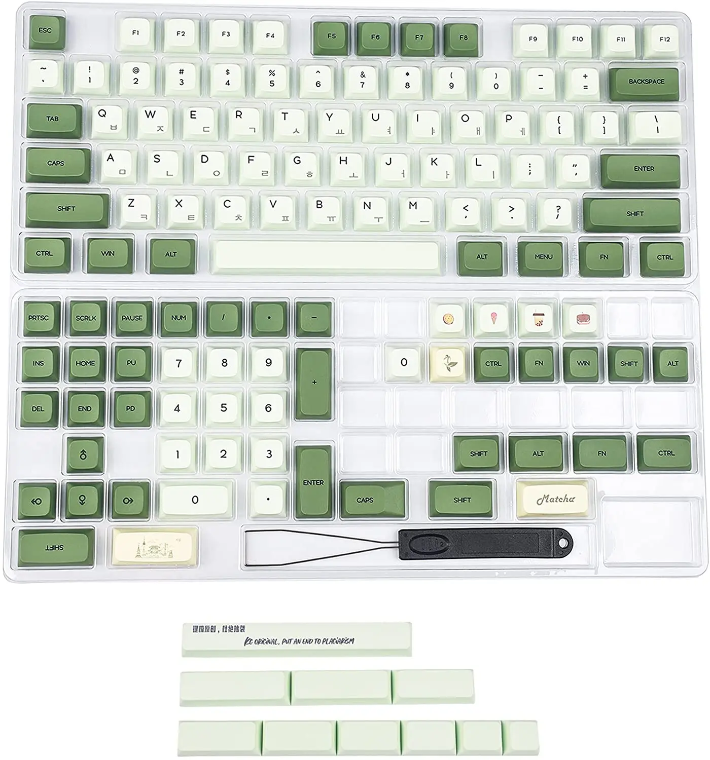 Клавиатура Dye Sub PBT похожа на XDA Japanese Korean Russian for MX Split Keyboard 104 87