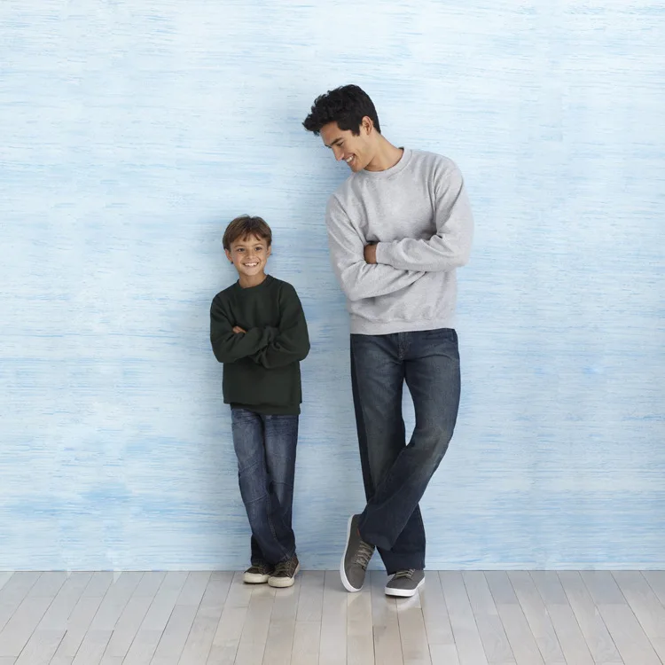 
Custom Logo Cotton Fleece Plain Solid Color Block Pullover Crewneck Hoodie Sweatshirt Wholesale 