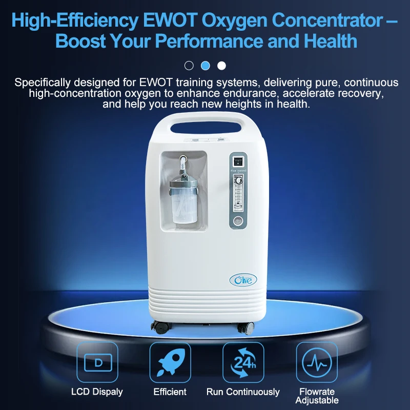 Olive 10L Oxygen Concentrator EWOT Training System with 1000L Reservoir Bag for Exercise With Oxygen Therapy EWOT